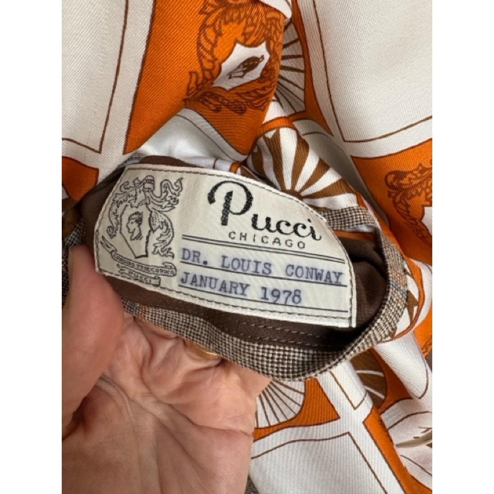 Vintage Pucci Chicago Men's Jacket Coat 60s 70s 80s Clothing Blazer - Picture 9 of 9